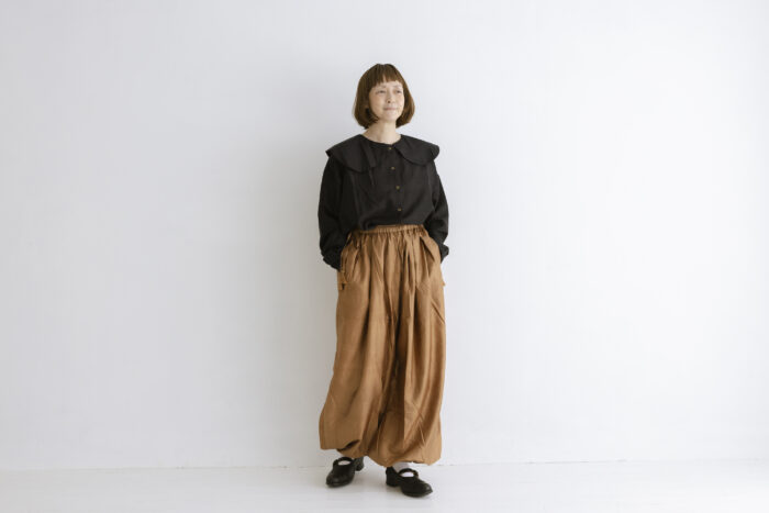 BN 2553 Tuck Gather Ballon PantsPants brown 6