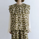 BN 2562 Embroidery Sailor Gillet olive