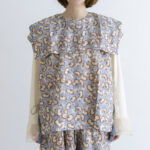 BN 2562 Embroidery Sailor Gillet dull blue