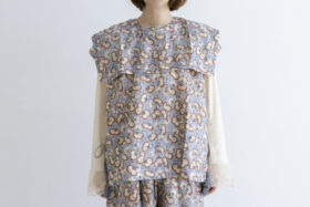 BN 2562 Embroidery Sailor Gillet dull blue 1