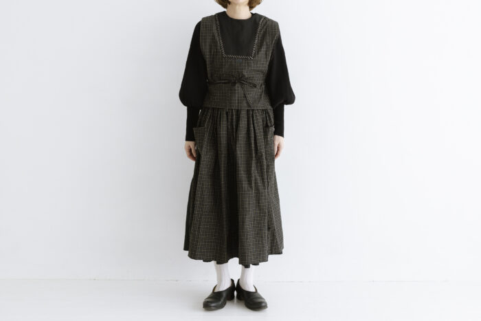 nolum apron block check black 2 nolum apron block check black 2