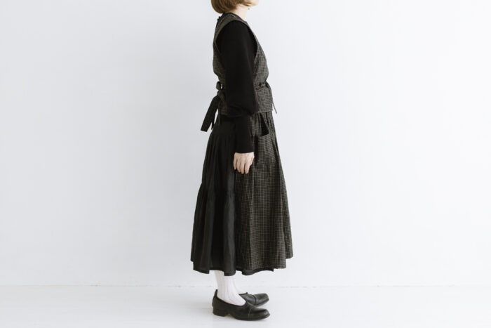 nolum apron block check black 3 nolum apron block check black 3