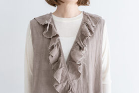 予約 G1172 ameri FRILL SALOPETTE greige 4月初〜5月初 4 予約 G1172 ameri FRILL SALOPETTE greige 4月初〜5月初 4