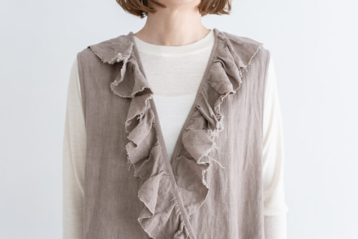 予約 G1172 ameri FRILL SALOPETTE greige 4月初〜5月初 4 予約 G1172 ameri FRILL SALOPETTE greige 4月初〜5月初 4