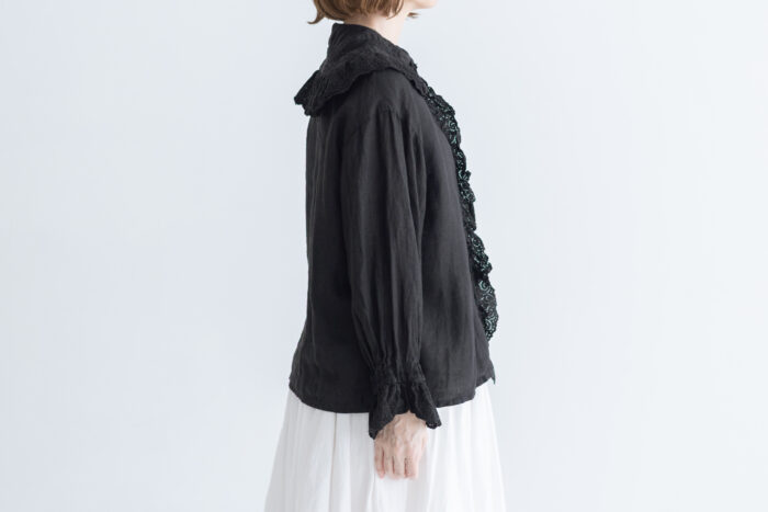 予約 G1160 ameri ANTIQUE FRILL BLOUSE noir 3月初〜4月初 2 予約 G1160 ameri ANTIQUE FRILL BLOUSE noir 3月初〜4月初 2