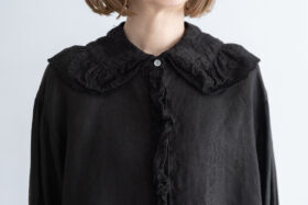 予約 G1160 ameri ANTIQUE FRILL BLOUSE noir 3月初〜4月初 4 予約 G1160 ameri ANTIQUE FRILL BLOUSE noir 3月初〜4月初 4