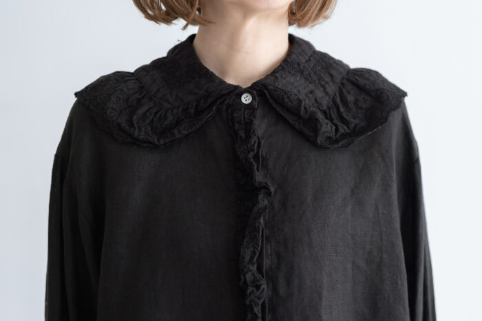 予約 G1160 ameri ANTIQUE FRILL BLOUSE noir 3月初〜4月初 4 予約 G1160 ameri ANTIQUE FRILL BLOUSE noir 3月初〜4月初 4