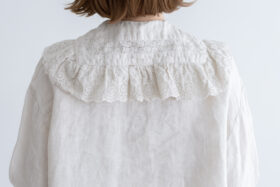 予約 G1160 ameri ANTIQUE FRILL BLOUSE royal white 3月初〜4月初 5 予約 G1160 ameri ANTIQUE FRILL BLOUSE royal white 3月初〜4月初 5