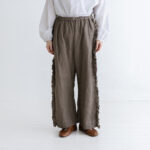 予約 G1026M LIGHT MOCHA DENIM VIVIENNE PANTS mocha 4月末〜5月末