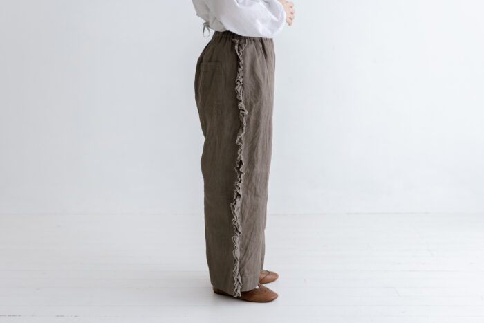予約 G1026M LIGHT MOCHA DENIM VIVIENNE PANTS mocha 4月末〜5月末 2