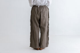 予約 G1026M LIGHT MOCHA DENIM VIVIENNE PANTS mocha 4月末〜5月末 3