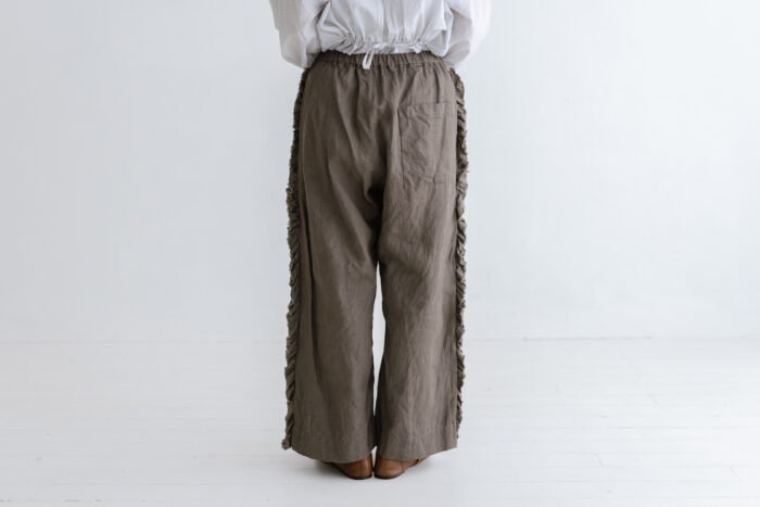 予約 G1026M LIGHT MOCHA DENIM VIVIENNE PANTS mocha 4月末〜5月末 3
