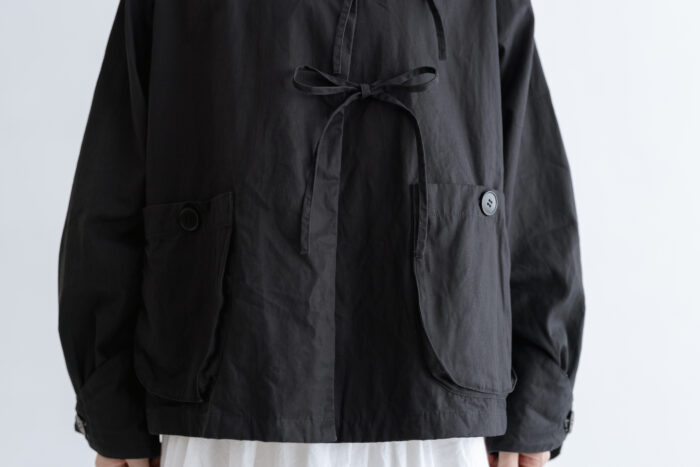 予約 G1149 ameri FRILL MODERNIST JAKET black 2月中〜3月中 5