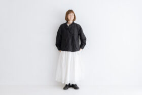 予約 G1149 ameri FRILL MODERNIST JAKET black 2月中〜3月中 6