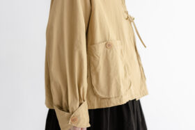 予約 G1149 ameri FRILL MODERNIST JAKET beige 2月中〜3月中 5