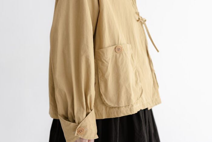 予約 G1149 ameri FRILL MODERNIST JAKET beige 2月中〜3月中 5