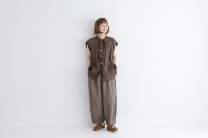 予約 G943M LIGHT MOCHA DENIM CHARLIE PANTS mocha 4月末〜5月末 6
