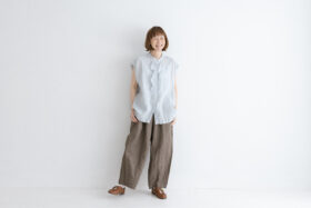 予約 G943M LIGHT MOCHA DENIM CHARLIE PANTS mocha 4月末〜5月末 5
