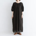 予約 R369 WRINKLE STRING ONE PIECE  noir 5月末〜6月末