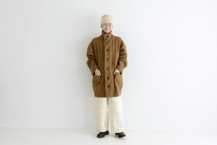 瞬間：カーディガン camel brown 6