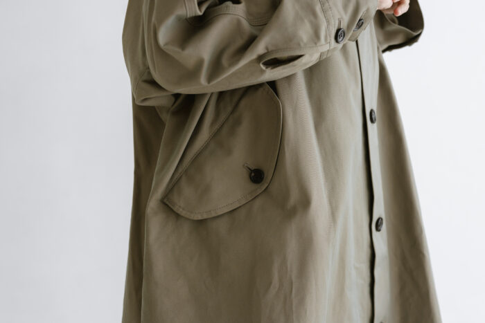 郊外：フーデッドコート moss kahki 6