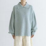 場所を感じる：ポロセーター fog blue