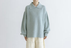 場所を感じる：ポロセーター fog blue 1