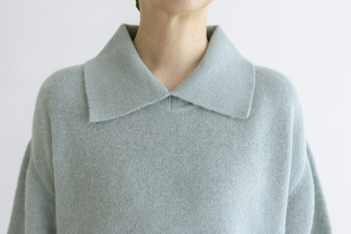 場所を感じる：ポロセーター fog blue 4