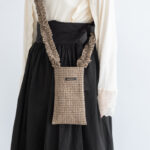 C/W FRILL SHOULDER BAG check