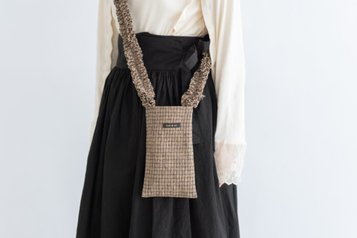 C/W FRILL SHOULDER BAG check 4