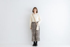 C/W FRILL SHOULDER BAG natural 5