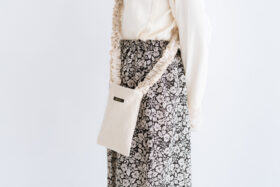 C/W FRILL SHOULDER BAG natural 4