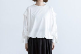 Shida frill skipper pullover  white 1