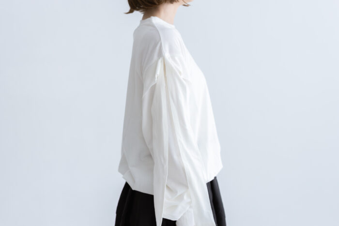 Shida frill skipper pullover  white 4