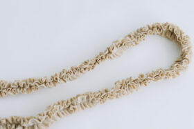 C/W FRILL SHOULDER BAG natural 3