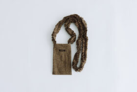 C/W FRILL SHOULDER BAG check 1