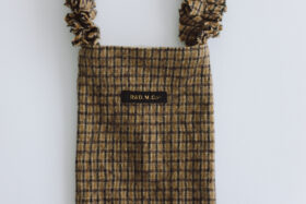 C/W FRILL SHOULDER BAG check 2