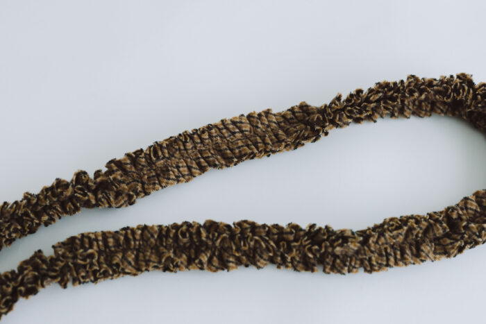 C/W FRILL SHOULDER BAG check 3