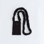 C/W FRILL SHOULDER BAG black