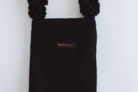 C/W FRILL SHOULDER BAG black 2