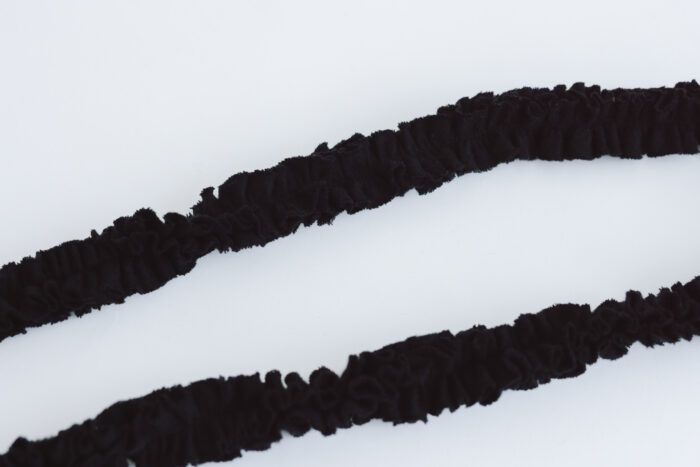 C/W FRILL SHOULDER BAG black 3