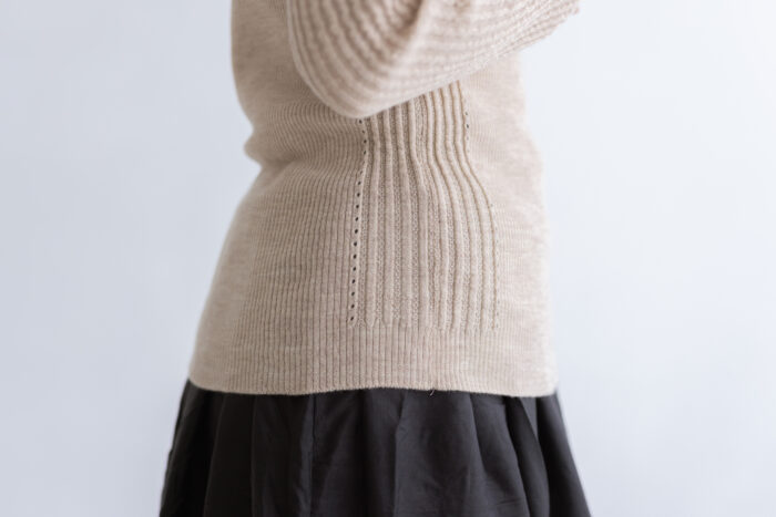 存在すること ニットプルオーバー beige 5
