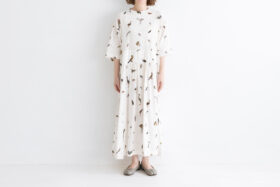 BN2637 Wide Belt Dress off white 1 BN2637 Wide Belt Dress off white 1