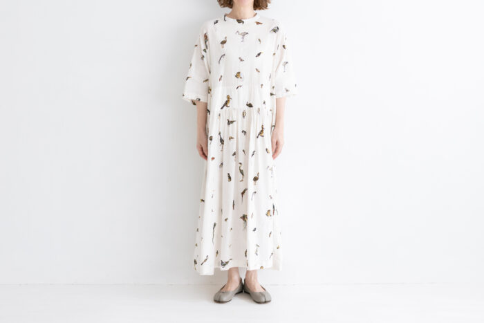 BN2637 Wide Belt Dress off white 1 BN2637 Wide Belt Dress off white 1