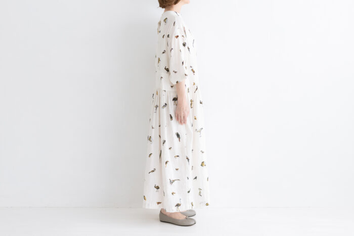 BN2637 Wide Belt Dress off white 2 BN2637 Wide Belt Dress off white 2