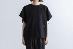 BN2544 Long Woven-T black 1 BN2544 Long Woven-T black 1