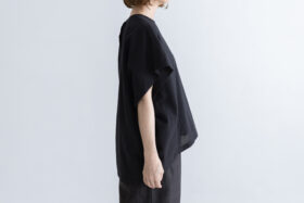 BN2544 Long Woven-T black 2 BN2544 Long Woven-T black 2