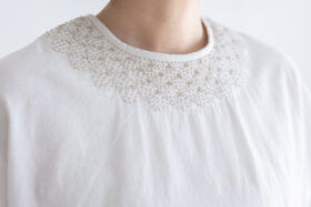 BN2545 Embroidery Woven-T off white 4 BN2545 Embroidery Woven-T off white 4