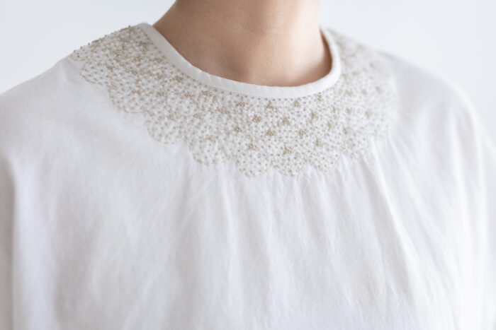 BN2545 Embroidery Woven-T off white 4 BN2545 Embroidery Woven-T off white 4