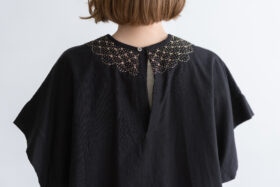 BN2545 Embroidery Woven-T black 5 BN2545 Embroidery Woven-T black 5